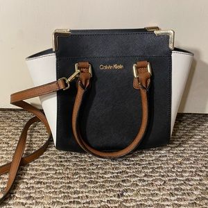 Calvin Klein Three Toned Cross Body Bag